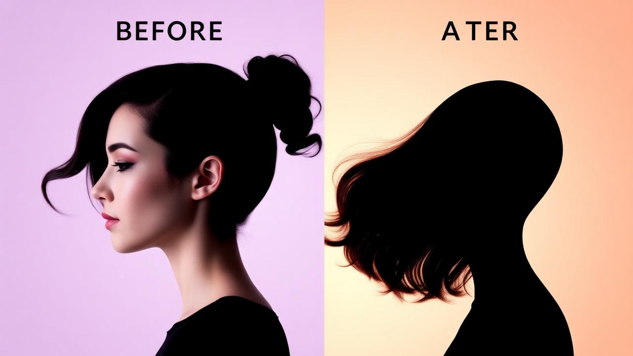 Visualisation of healthier hair density after consistent Restolin use